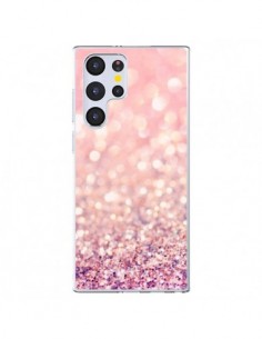 Coque Samsung Galaxy S22 Ultra 5G Paillettes Blush - Lisa...