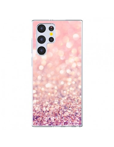 Coque Samsung Galaxy S22 Ultra 5G Paillettes Blush - Lisa Argyropoulos