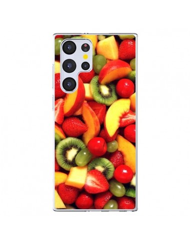 Coque Samsung Galaxy S22 Ultra 5G Fruit Kiwi Fraise - Laetitia