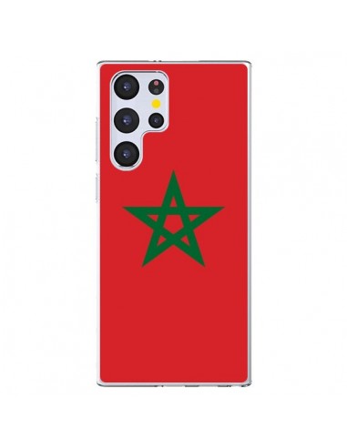 Coque Samsung Galaxy S22 Ultra 5G Drapeau Maroc Marocain - Laetitia