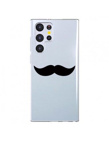 Coque Samsung Galaxy S22 Ultra 5G Moustache Movember Transparente - Laetitia