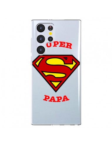 Coque Samsung Galaxy S22 Ultra 5G Super Papa Transparente - Laetitia