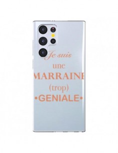 Coque Samsung Galaxy S22 Ultra 5G Je suis une marraine...