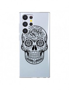 Coque Samsung Galaxy S22 Ultra 5G Tête de Mort Mexicaine...