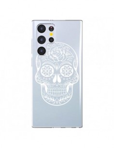 Coque Samsung Galaxy S22 Ultra 5G Tête de Mort Mexicaine...