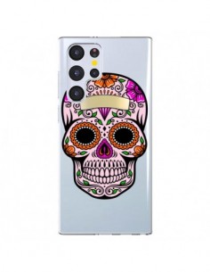 Coque Samsung Galaxy S22 Ultra 5G Tête de Mort Mexicaine...