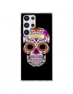 Coque Samsung Galaxy S22 Ultra 5G Tête de Mort Mexicaine...