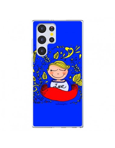 Coque Samsung Galaxy S22 Ultra 5G Love Fille - Leellouebrigitte
