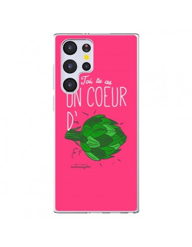 Coque Samsung Galaxy S22 Ultra 5G Toi tu as un coeur d'artichaut - Leellouebrigitte