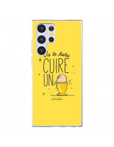 Coque Samsung Galaxy S22 Ultra 5G Va te faire cuir un oeuf jaune - Leellouebrigitte