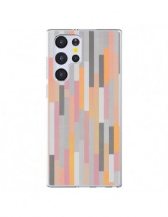 Coque Samsung Galaxy S22 Ultra 5G Bandes Couleurs -...