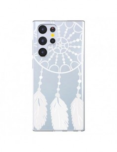 Coque Samsung Galaxy S22 Ultra 5G Attrape Rêves Blanc...