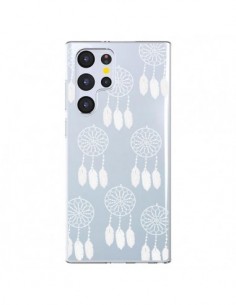 Coque Samsung Galaxy S22 Ultra 5G Attrape Rêves Blanc...