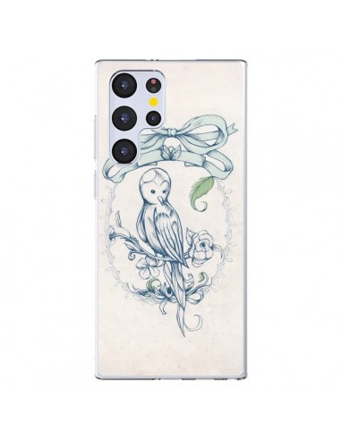 Coque Samsung Galaxy S22 Ultra 5G Bird Oiseau Mignon Vintage - Lassana