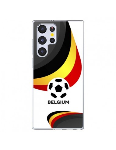 Coque Samsung Galaxy S22 Ultra 5G Equipe Belgique Football - Madotta