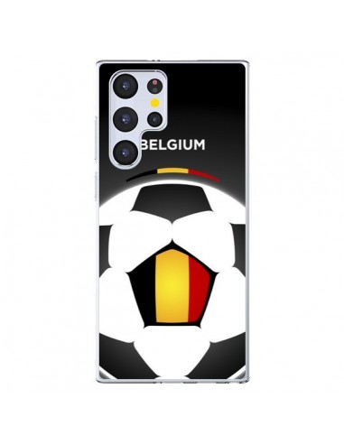 Coque Samsung Galaxy S22 Ultra 5G Belgique Ballon Football - Madotta