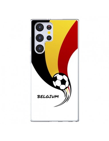 Coque Samsung Galaxy S22 Ultra 5G Equipe Belgique Belgium Football - Madotta