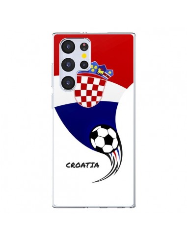 Coque Samsung Galaxy S22 Ultra 5G Equipe Croatie Croatia Football - Madotta