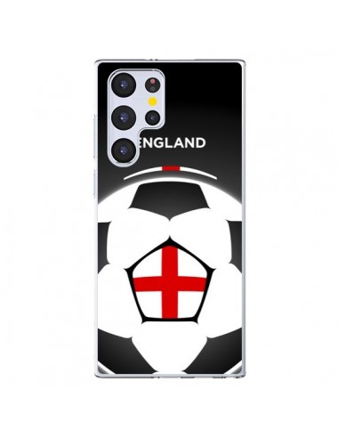 Coque Samsung Galaxy S22 Ultra 5G Angleterre Ballon Football - Madotta