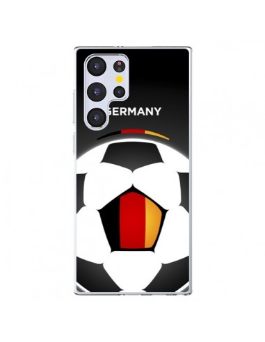 Coque Samsung Galaxy S22 Ultra 5G Allemagne Ballon Football - Madotta
