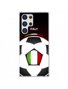 Coque Samsung Galaxy S22 Ultra 5G Italie Ballon Football...