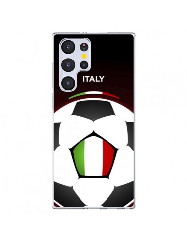 Coque Samsung Galaxy S22 Ultra 5G Italie Ballon Football - Madotta