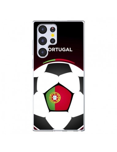 Coque Samsung Galaxy S22 Ultra 5G Portugal Ballon Football - Madotta