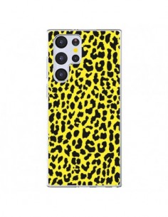 Coque Samsung Galaxy S22 Ultra 5G Leopard Jaune - Mary...