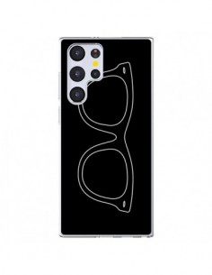 Coque Samsung Galaxy S22 Ultra 5G Lunettes Noires - Mary...