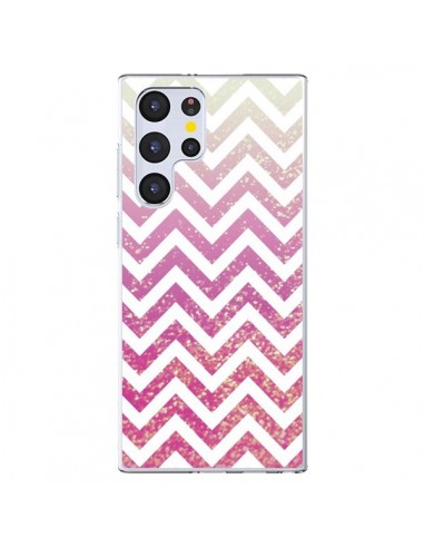 Coque Samsung Galaxy S22 Ultra 5G Chevron Pixie Dust Triangle Azteque - Mary Nesrala