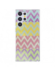 Coque Samsung Galaxy S22 Ultra 5G Chevron Summer Triangle...