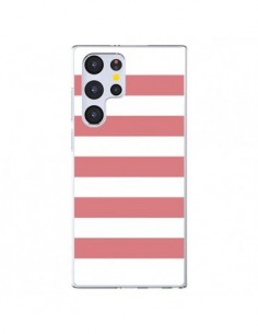Coque Samsung Galaxy S22 Ultra 5G Bandes Corail - Mary...