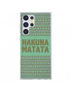 Coque Samsung Galaxy S22 Ultra 5G Hakuna Matata Roi Lion...