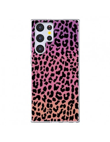 Coque Samsung Galaxy S22 Ultra 5G Leopard Hot Rose Corail - Mary Nesrala