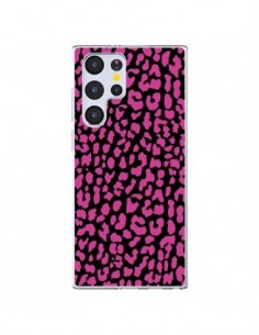 Coque Samsung Galaxy S22 Ultra 5G Leopard Rose Pink -...
