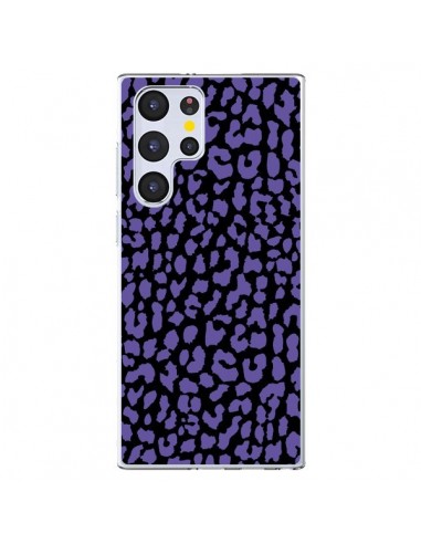 Coque Samsung Galaxy S22 Ultra 5G Leopard Violet - Mary Nesrala