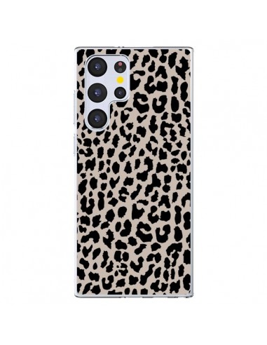 Coque Samsung Galaxy S22 Ultra 5G Leopard Marron - Mary Nesrala