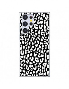 Coque Samsung Galaxy S22 Ultra 5G Leopard Noir et Blanc -...