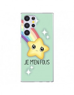 Coque Samsung Galaxy S22 Ultra 5G Etoile Je m'en fous -...