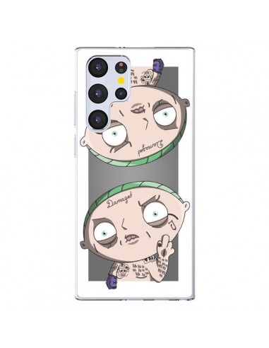 Coque Samsung Galaxy S22 Ultra 5G Stewie Joker Suicide Squad Double - Mikadololo