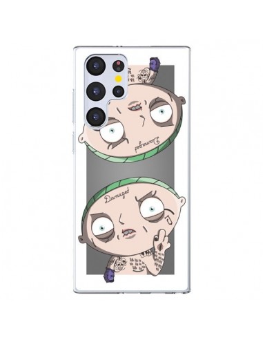 Coque Samsung Galaxy S22 Ultra 5G Stewie Joker Suicide Squad Double - Mikadololo