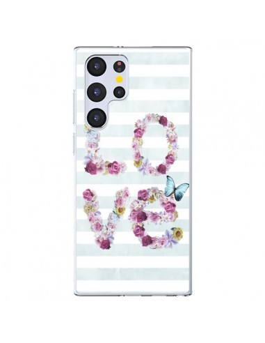 Coque Samsung Galaxy S22 Ultra 5G Love Fleurs Flower - Monica Martinez
