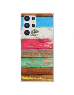Coque Samsung Galaxy S22 Ultra 5G Eco Fashion Bois -...