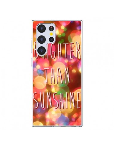 Coque Samsung Galaxy S22 Ultra 5G Brighter Than Sunshine Paillettes - Maximilian San