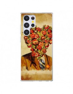 Coque Samsung Galaxy S22 Ultra 5G Docteur Love Fleurs -...