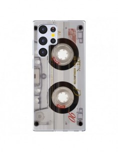 Coque Samsung Galaxy S22 Ultra 5G Cassette Transparente...