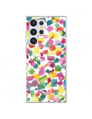 Coque Samsung Galaxy S22 Ultra 5G Abstract Spring Colorful - Ninola Design