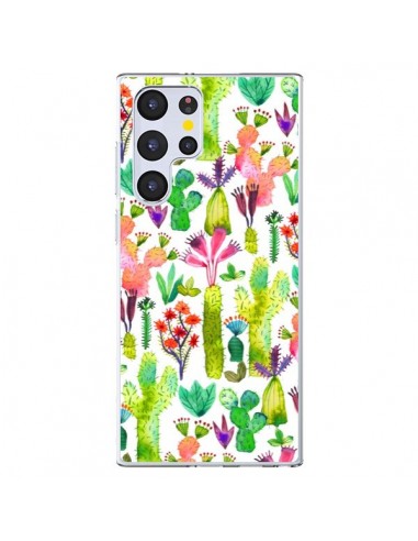 Coque Samsung Galaxy S22 Ultra 5G Cacti Garden - Ninola Design
