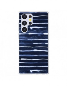 Coque Samsung Galaxy S22 Ultra 5G Electric Lines Navy -...