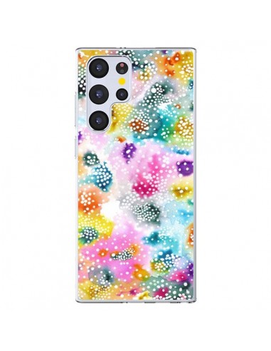 Coque Samsung Galaxy S22 Ultra 5G Experimental Surface Colorful - Ninola Design